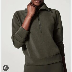 SPANX Airessentials Half-Zip BNWT!